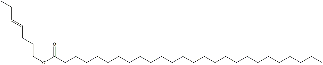 Hexacosanoic acid 4-heptenyl ester Struktur