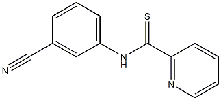 N-[3-Cyanophenyl]pyridine-2-carbothioamide Struktur