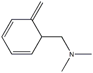 N,N-Dimethyl-6-methylene-2,4-cyclohexadiene-1-methanamine Struktur