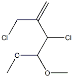 2-Chloro-3-chloromethyl-3-butenal dimethyl acetal Struktur