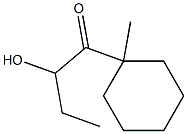 1-(1-Methylcyclohexyl)-2-hydroxy-1-butanone Struktur