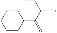 1-Cyclohexyl-2-hydroxy-1-butanone Struktur