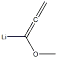 1-Methoxy-1,2-propanedienyllithium Struktur