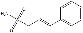 3-Phenyl-2-propene-1-sulfonamide Struktur