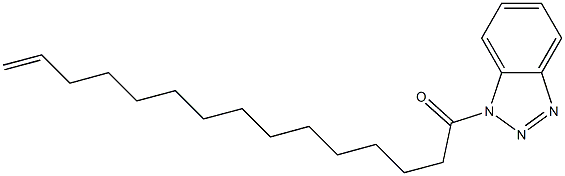 1-(14-Pentadecenoyl)-1H-benzotriazole Struktur