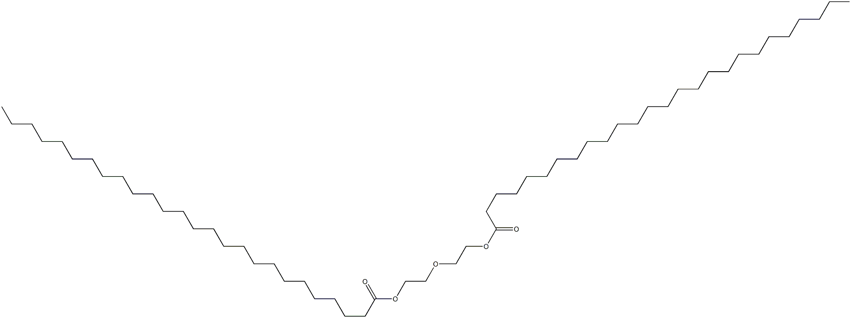 Bishexacosanoic acid oxybisethylene ester Struktur