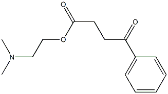 4-Oxo-4-phenylbutanoic acid 2-(dimethylamino)ethyl ester Struktur