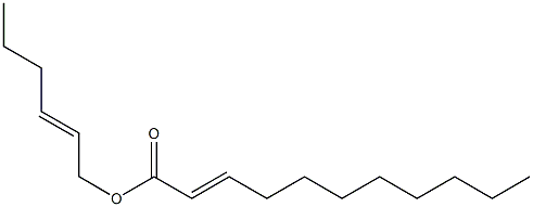 2-Undecenoic acid 2-hexenyl ester Struktur