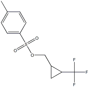 4-Methylbenzenesulfonic acid [[2-(trifluoromethyl)cyclopropyl]methyl] ester Struktur