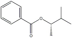 (+)-Benzoic acid (S)-1,2-dimethylpropyl ester Struktur