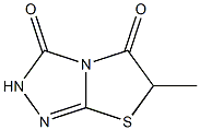 6-Methylthiazolo[2,3-c][1,2,4]triazole-3,5(2H,6H)-dione Struktur