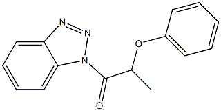 1-(2-Phenoxypropanoyl)-1H-benzotriazole Struktur