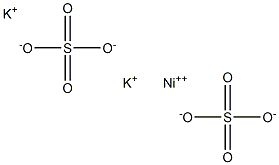 Potassium nickel sulfate Struktur