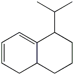 1,2,3,4,4a,5-Hexahydro-1-isopropylnaphthalene Struktur