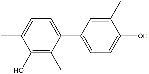 2,3',4-Trimethyl-1,1'-biphenyl-3,4'-diol Struktur