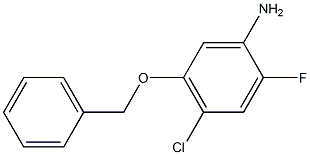 2-Fluoro-4-chloro-5-benzyloxyaniline Struktur