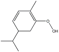 p-Mentha-1,5-dien-2-yl hydroperoxide Struktur