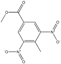 4-Methyl-3,5-dinitrobenzoic acid methyl ester Struktur