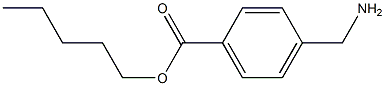 4-(Aminomethyl)benzoic acid pentyl ester Struktur