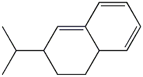 1,2,3,8a-Tetrahydro-3-isopropylnaphthalene Struktur