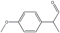 2-(4-Methoxyphenyl)propionaldehyde Struktur