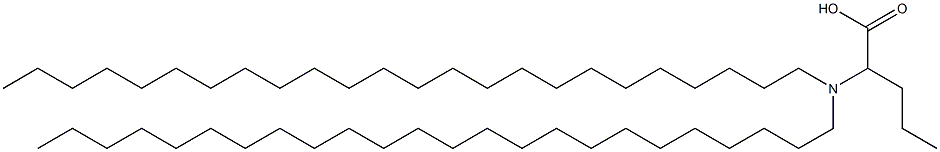 2-(Ditetracosylamino)valeric acid Struktur