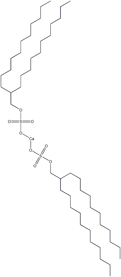 Bis(2-undecyltridecyloxysulfonyloxy)calcium Struktur