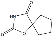 1-Oxa-3-azaspiro[4.4]nonane-2,4-dione Struktur