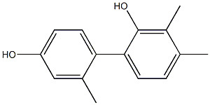 2',3,4-Trimethyl-1,1'-biphenyl-2,4'-diol Struktur