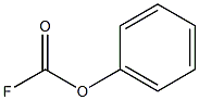 Fluoridocarbonic acid phenyl ester Struktur