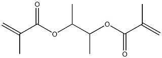 Bismethacrylic acid 1,2-bis(hydroxymethyl)ethylene ester Struktur