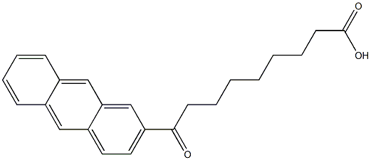 9-(Anthracen-2-yl)-9-oxononanoic acid Struktur