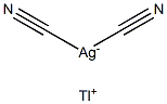 Thallium dicyanoargentate(I) Struktur