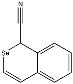 1H-2-Benzoselenin-1-carbonitrile Struktur