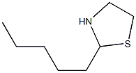 2-Pentylthiazolidine Struktur