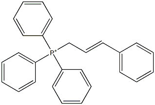 3-Phenyl-2-propenyltriphenylphosphonium Struktur