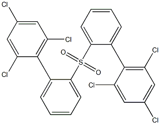 2,4,6-Trichlorophenylphenyl sulfone Struktur