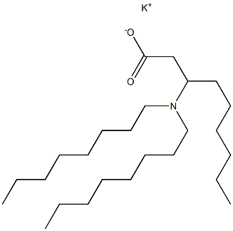 3-(Dioctylamino)nonanoic acid potassium salt Struktur