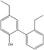 2',5-Diethylbiphenyl-2-ol Struktur