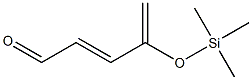 (E)-4-(Trimethylsiloxy)-2,4-pentadienal Struktur