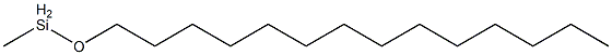 Methyl(tetradecyloxy)silane Struktur