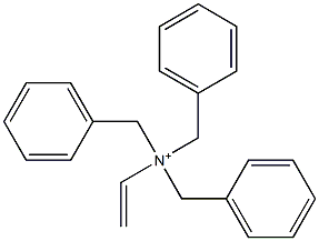 Ethenyltribenzylaminium Struktur