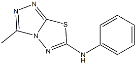 3-Methyl-N-phenyl-1,2,4-triazolo[3,4-b][1,3,4]thiadiazol-6-amine Struktur