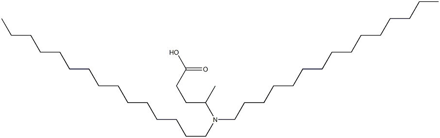 4-(Dipentadecylamino)valeric acid Struktur