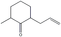 2-Methyl-6-allylcyclohexanone Struktur