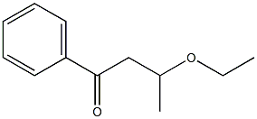 3-Ethoxy-1-phenylbutan-1-one Struktur