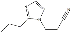 1-(2-Cyanoethyl)-2-propyl-1H-imidazole Struktur