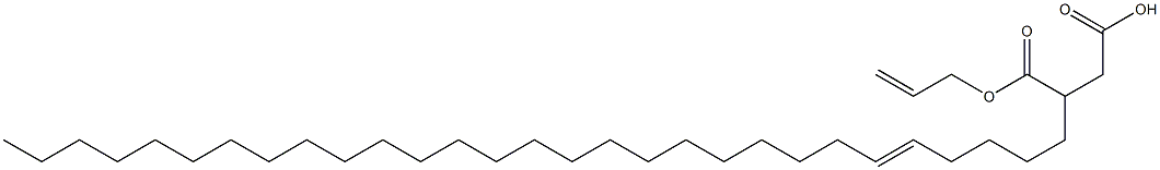 3-(5-Nonacosenyl)succinic acid 1-hydrogen 4-allyl ester Struktur