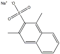 1,3-Dimethyl-2-naphthalenesulfonic acid sodium salt Struktur