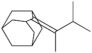 2-(1,2-Dimethylpropylidene)adamantane Struktur